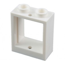 LEGO ablakkeret 1×2×2, fehér (60592)